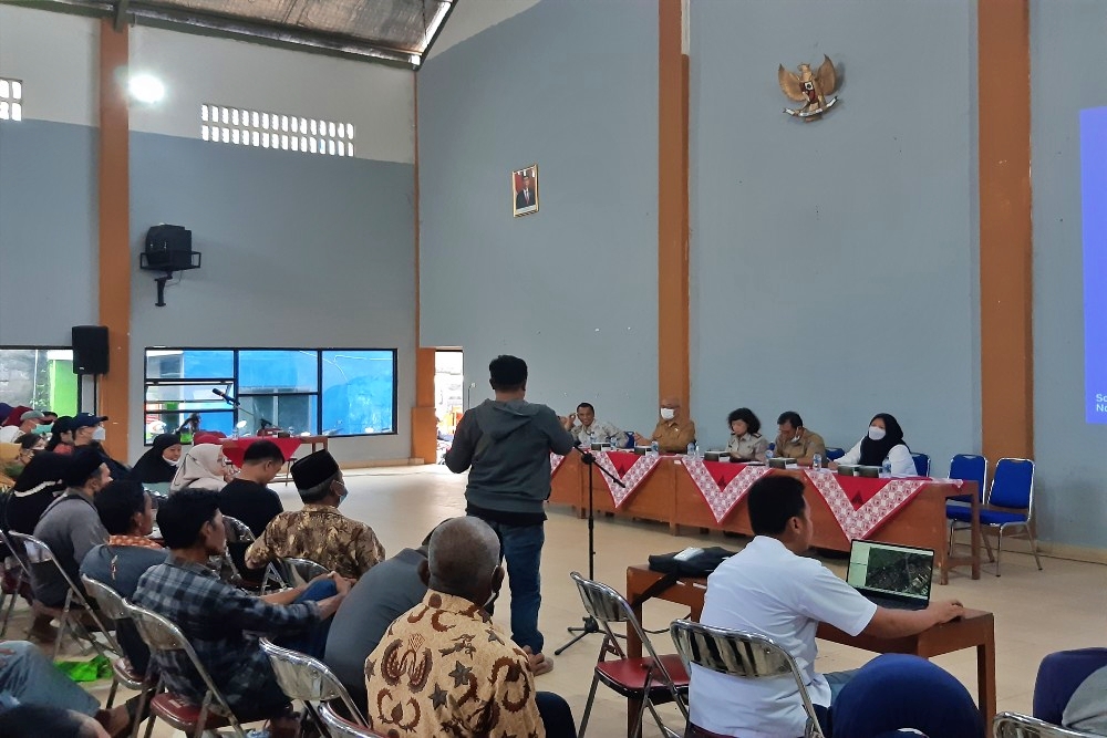 Warga lakukan penolakan relokasi makam terdampak jalan tol jogja_foto radarjogja