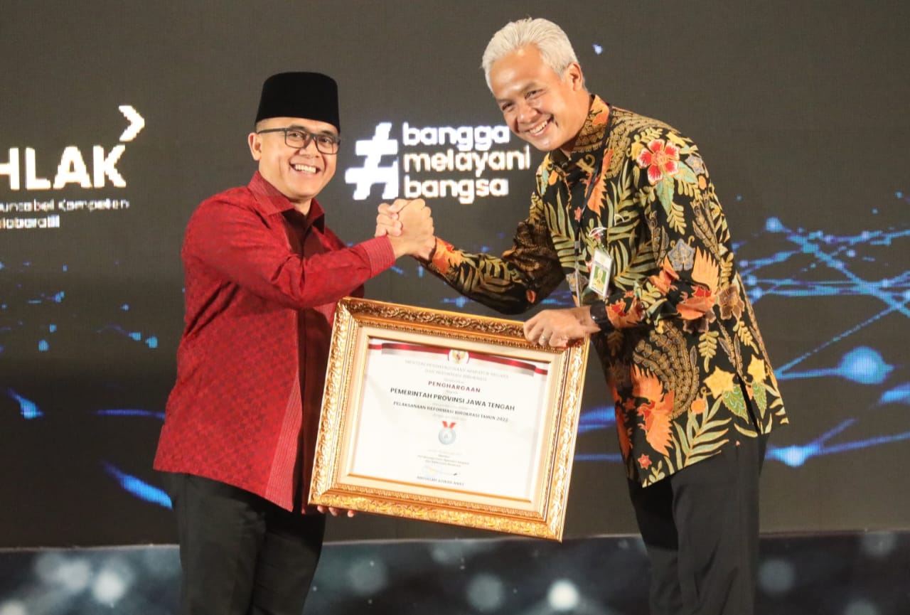 Pemprov Jateng Raih Predikat A Reformasi Birokrasi