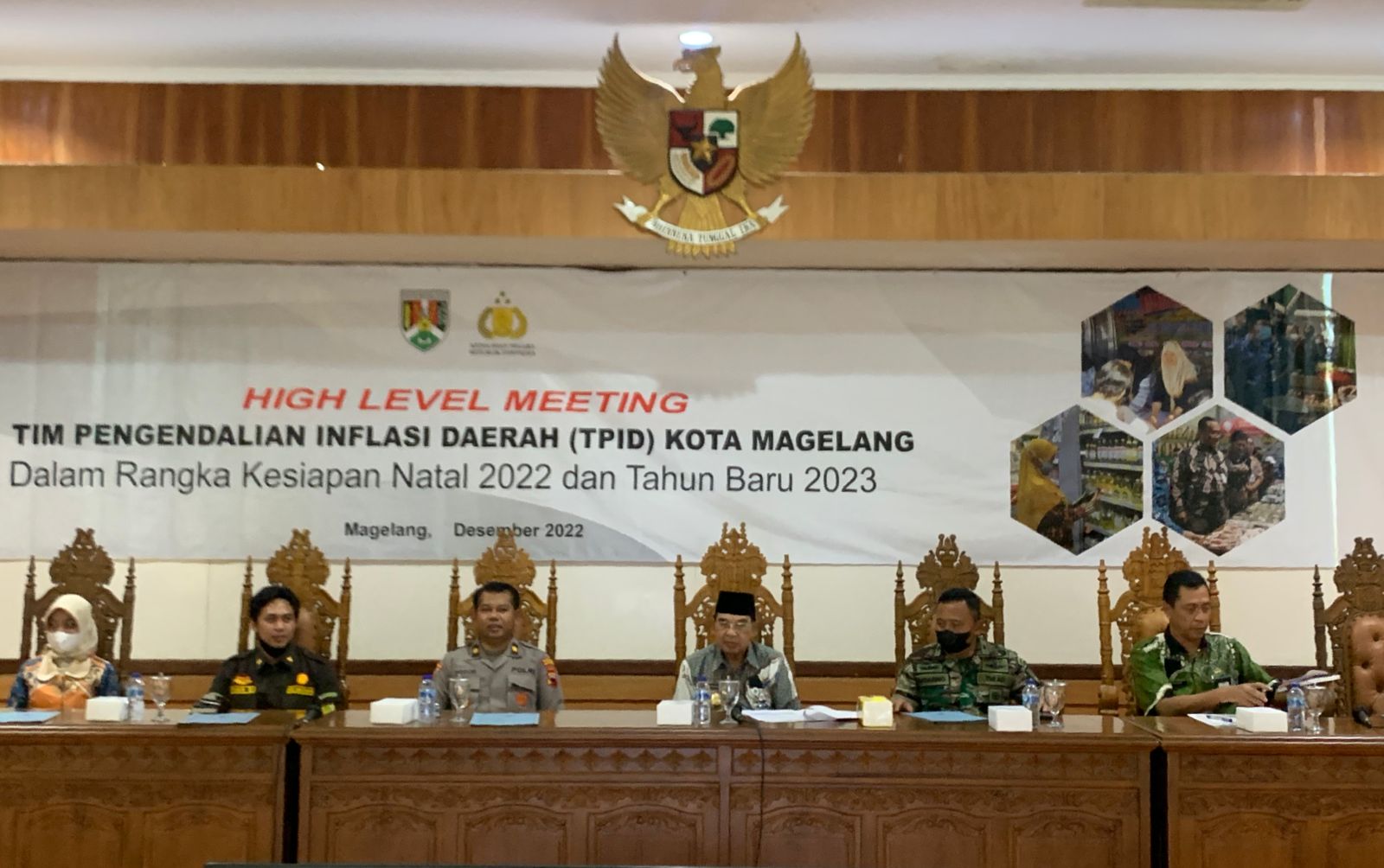 Jelang Nataru, TPID Gelar Rakor Bahas Inflasi di Kota Magelang