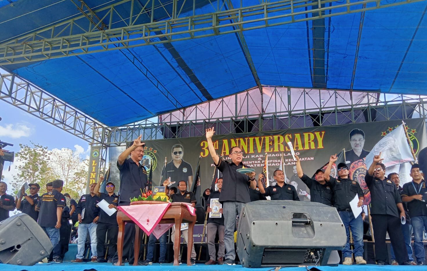 HUT ke-3, DPC Lindu Aji Kabupaten Magelang Gelar  Bakti Sosial dan Pelantikan Pengurus Kecamatan