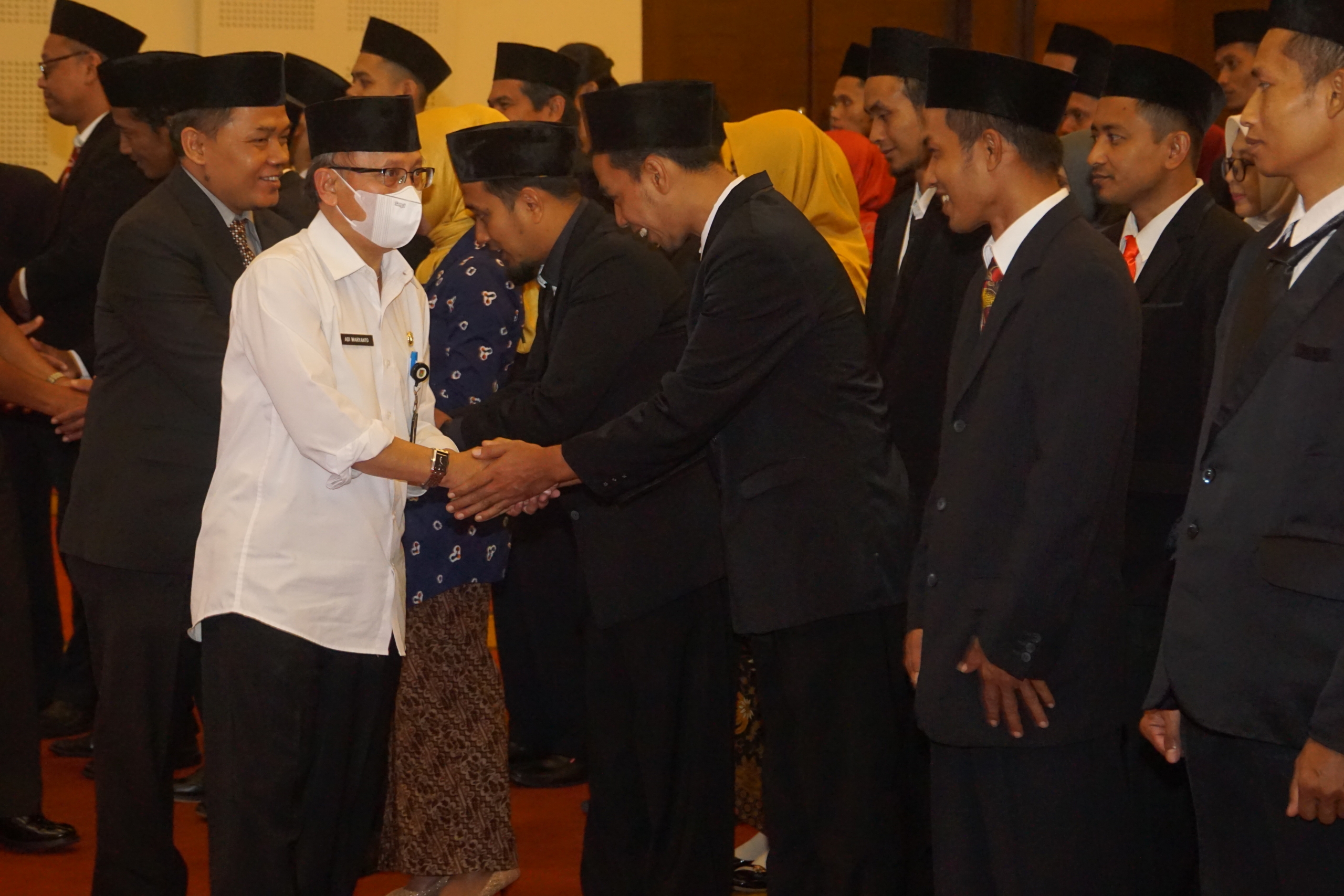 Sekda Magelang saat pelantikan PPK untuk Pemilu 2024 dan Pilkada 2024