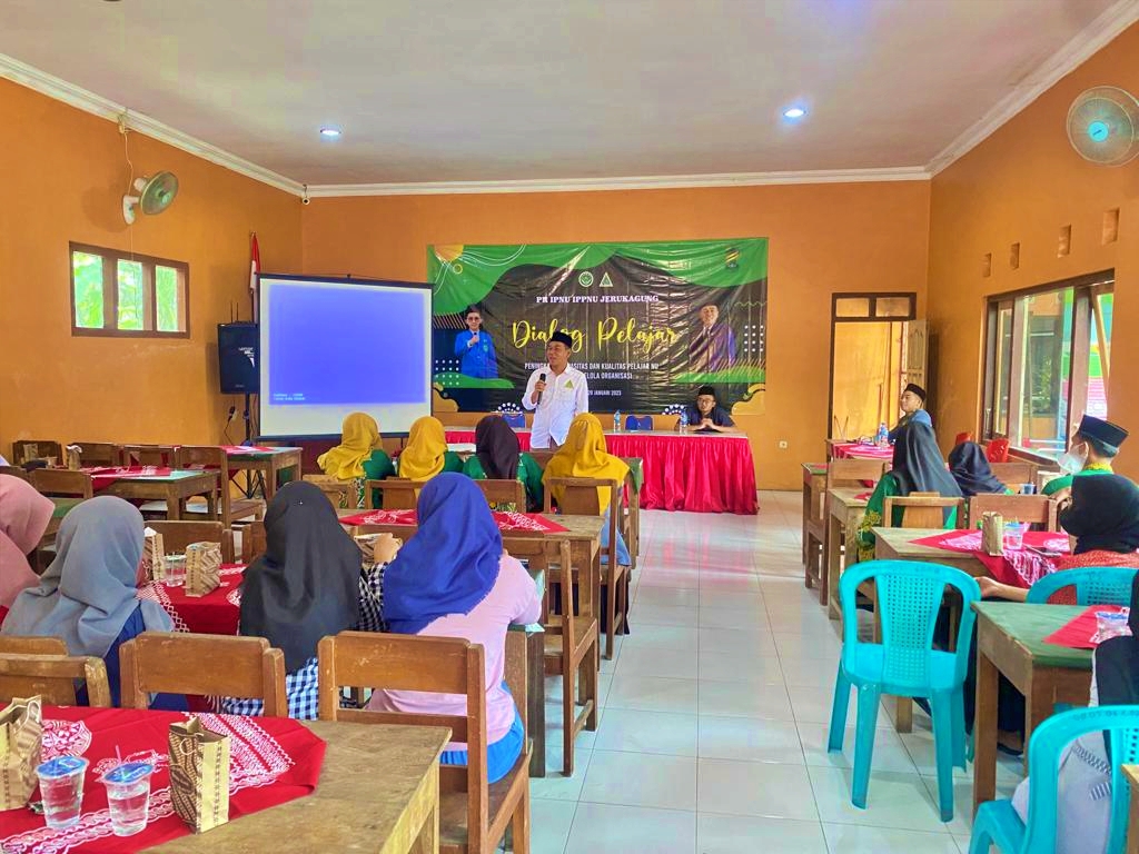 Dialog Pelajar sambut satu abad NU oleh Ranting IPNU IPPNU Jerungagung Srumbung