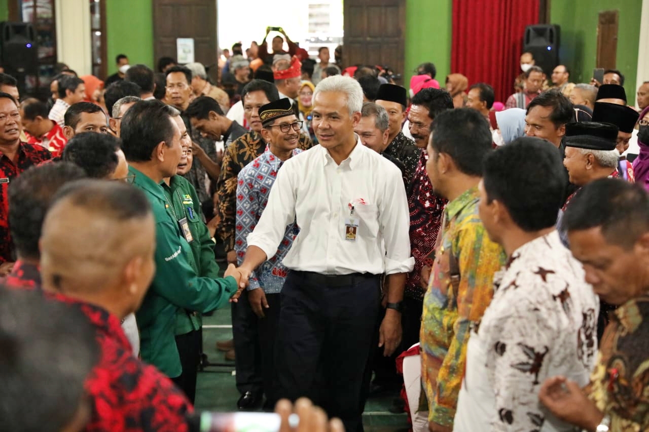 Ganjar Pranowo saat di Wonogiri