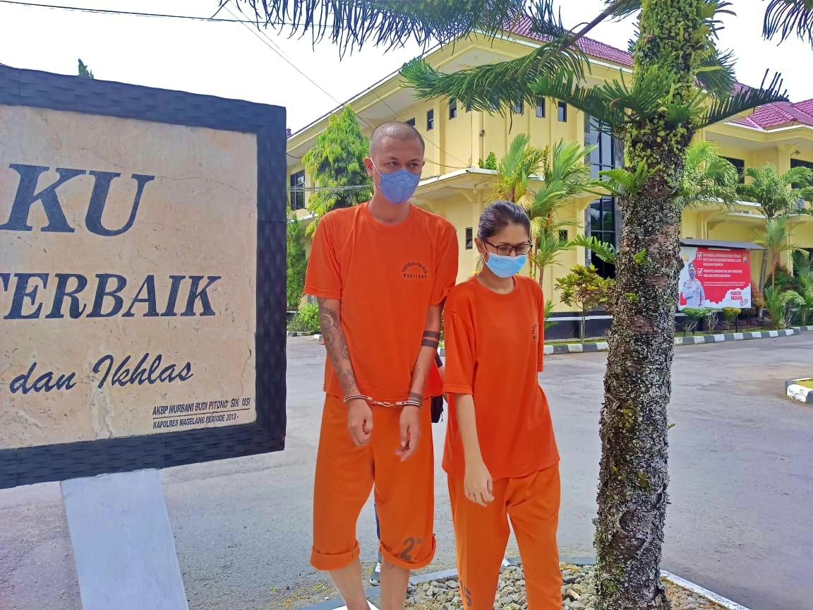 Pasangan Suami Istri jadi pengedar narkoba di Magelang