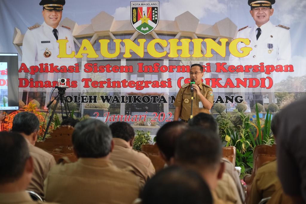 Wujudkan Tata Kelola Kearsipan, Kota Magelang Luncurkan Aplikasi SRIKANDI