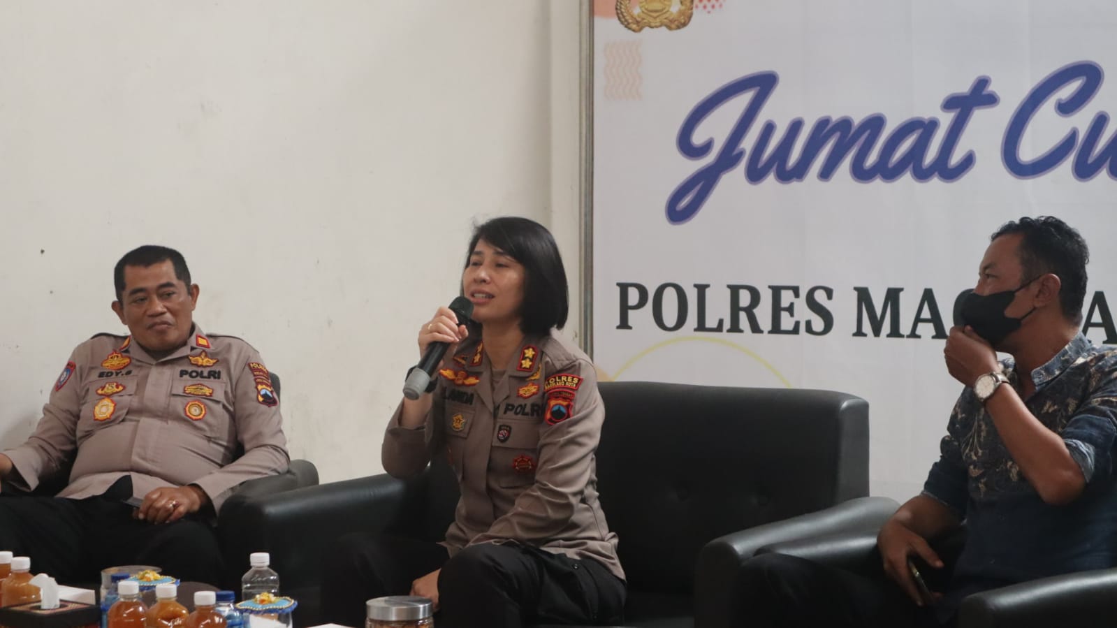 Jumat Curhat Polres Magelang Kota di Pasar Rejowinangun, Warga Tanyakan Hal Ini
