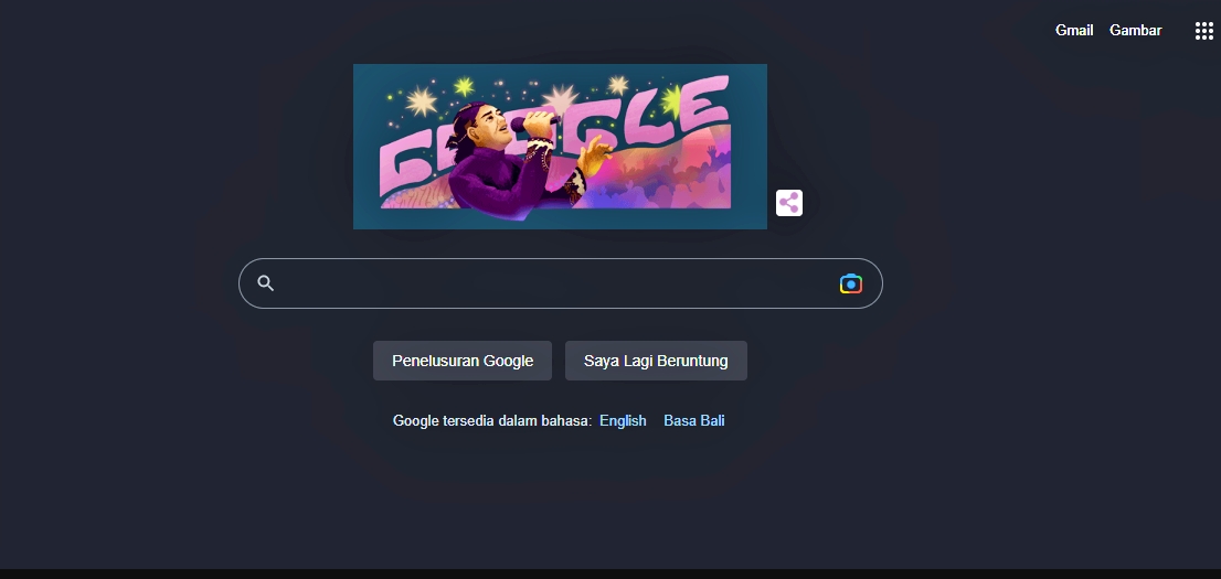 Google kenang Almarhum Didi Kempot di halaman utamanya