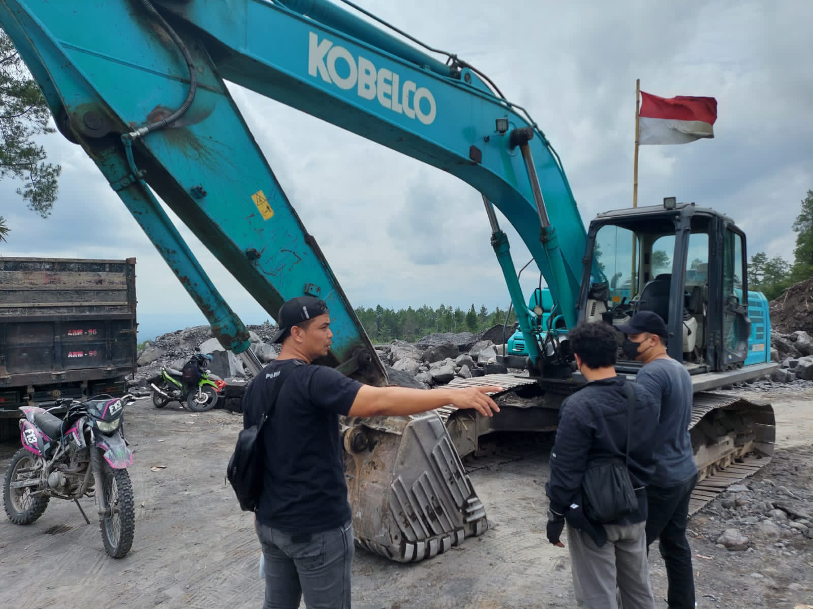 Polresta Magelang Operasi Tambang Ilegal Merapi, 5 Orang Diamankan