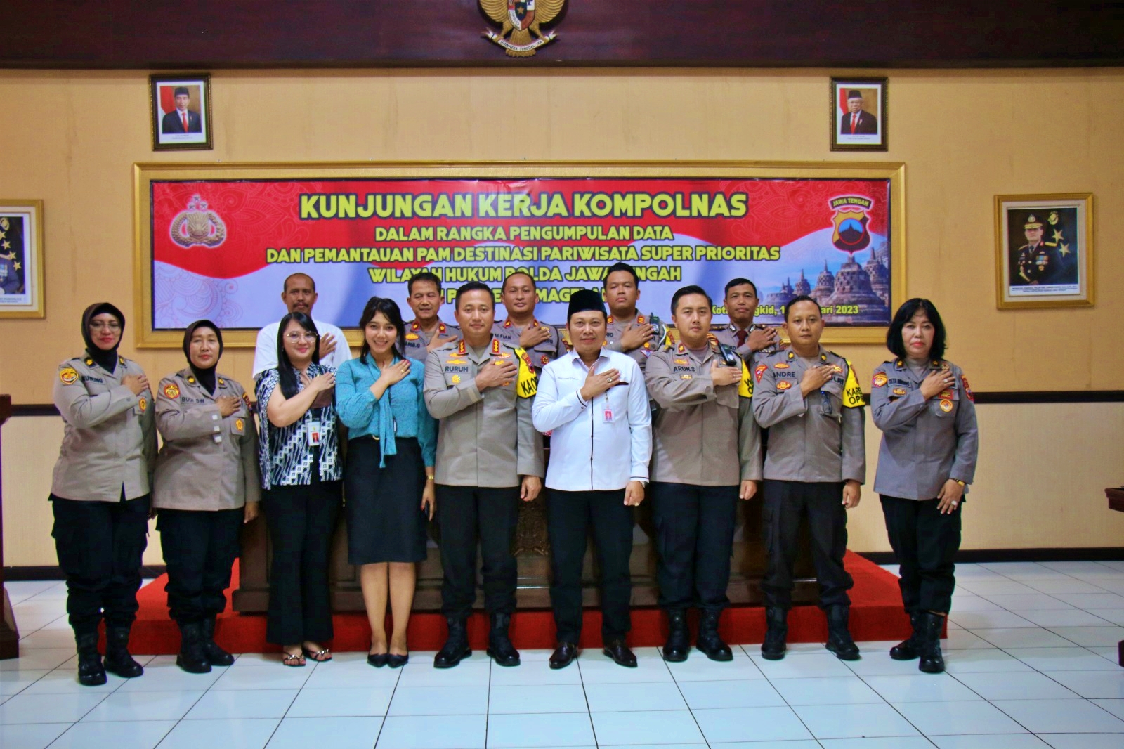 Kunjungan Kompolnas ke Polresta Magelang