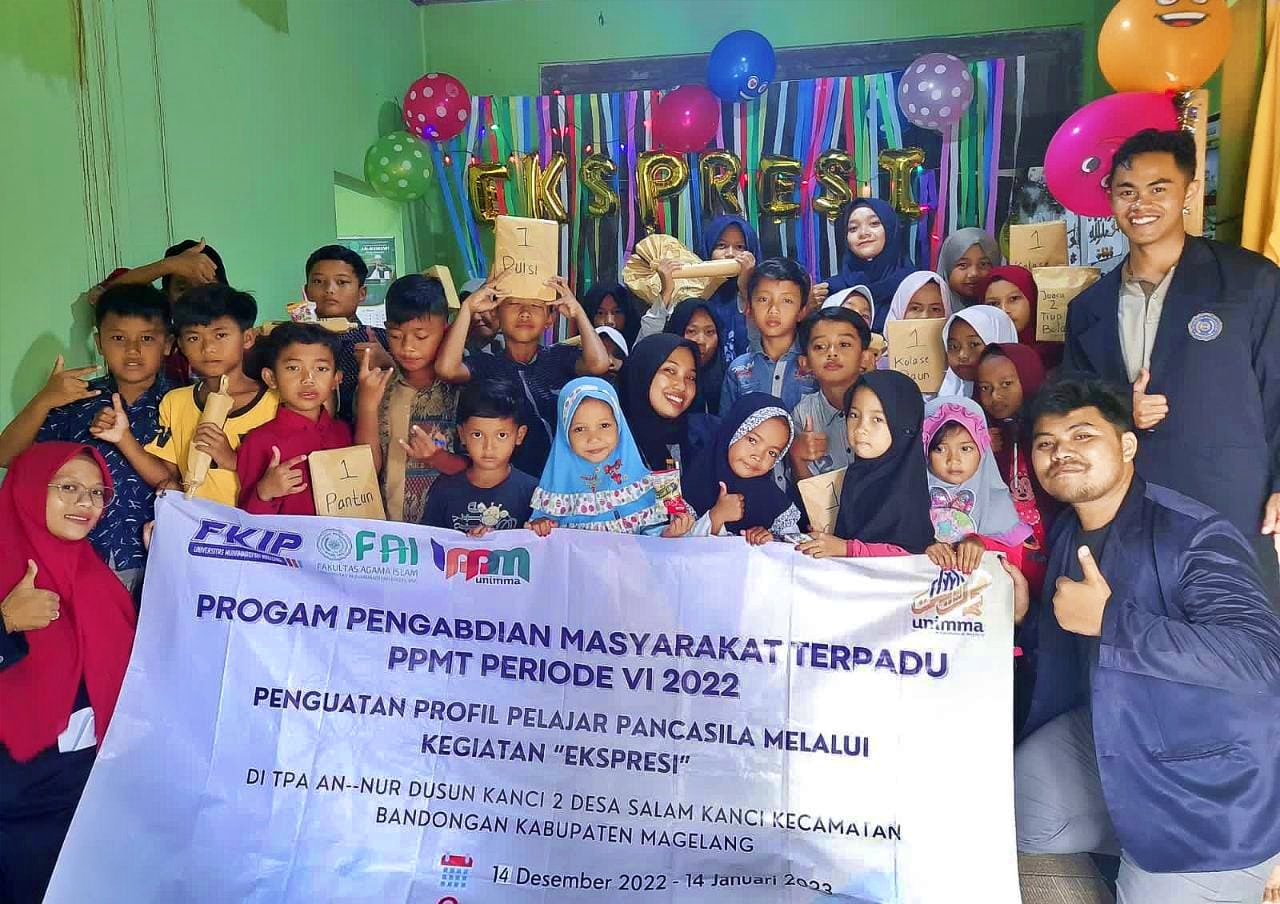 PPMT UNIMMA di Salam Kanci Magelang EKSPRESI ANAK