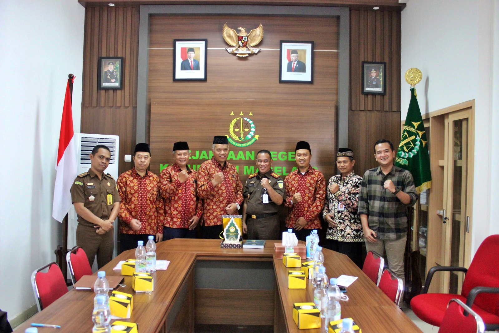 Pengurus DPD LDII Kabupaten Magelang saat kunjungi Kejaksaan Negeri Kabupaten Magelang