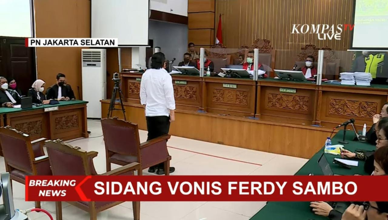 Ferdy Sambo Divonis Hukuman Mati Kasus Pembunuhan Brigadir J