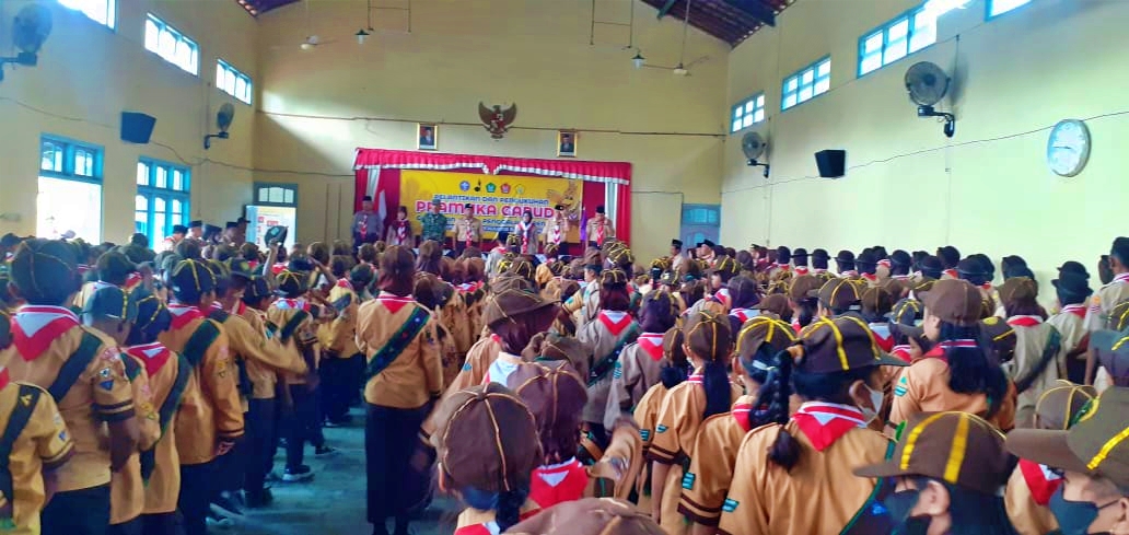 Pelantikan Pramuka Garuda oleh Kwarran Dukun Magelang
