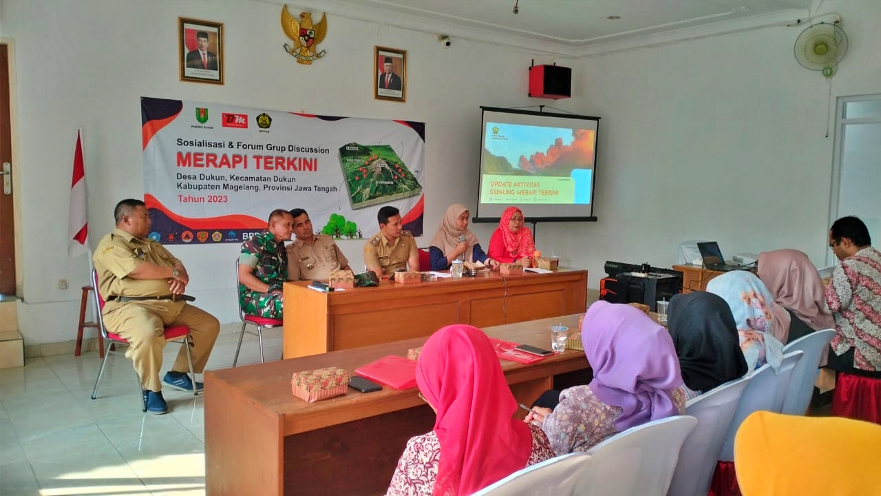 FGD Soal Kondisi Gunung Merapi terkini di Desa Dukun Kecamatan Dukun Magelang