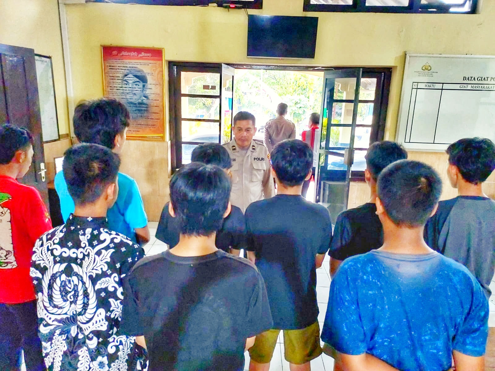 9 Pelajar Diamankan Polsek Muntilan Saat Hendak Perang Sarung