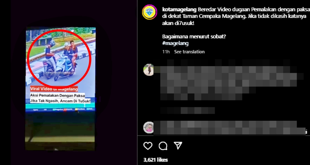 Viral Video Pemalakan di Kota Magelang