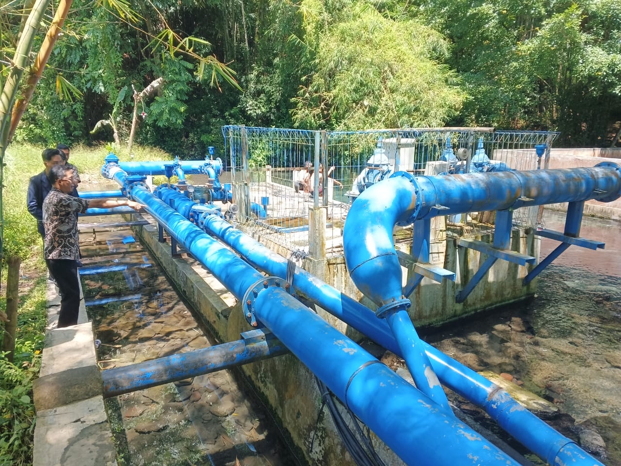 Operasional Mata Air Ndas Gending Mertoyudan Magelang Didukung Mesin Pompa