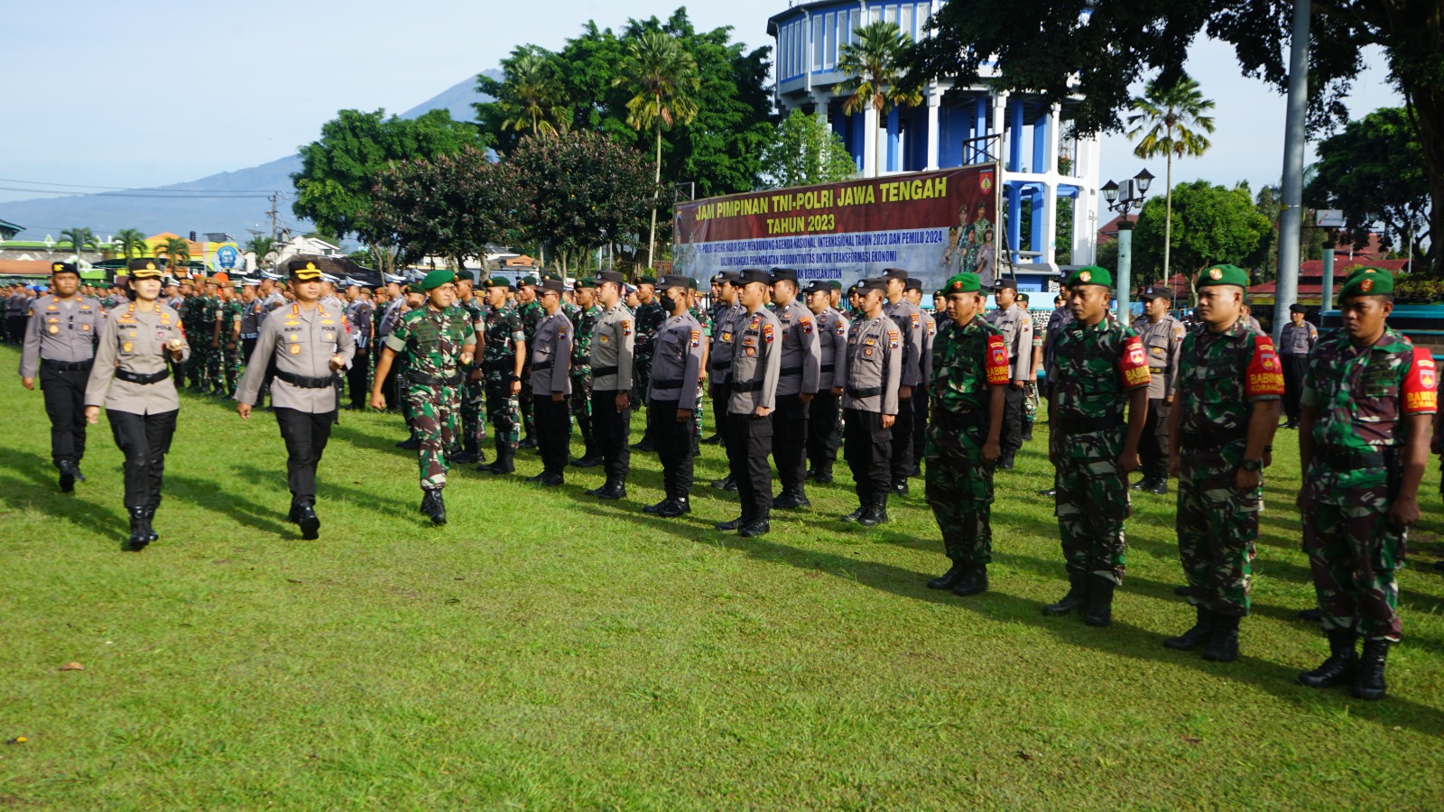 Apel Jam Pimpinan Bersama, Wujud Sinergitas TNI-Polri Magelang Raya