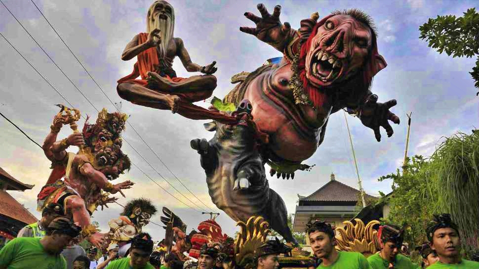 ilustrasi kirab ogoh ogoh salah satu agenda menarik di Artos Mall