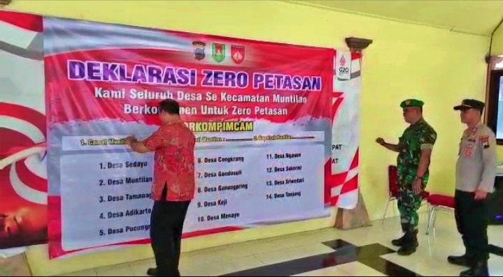 Deklarasi Zero Petasan di Kabupaten Magelang