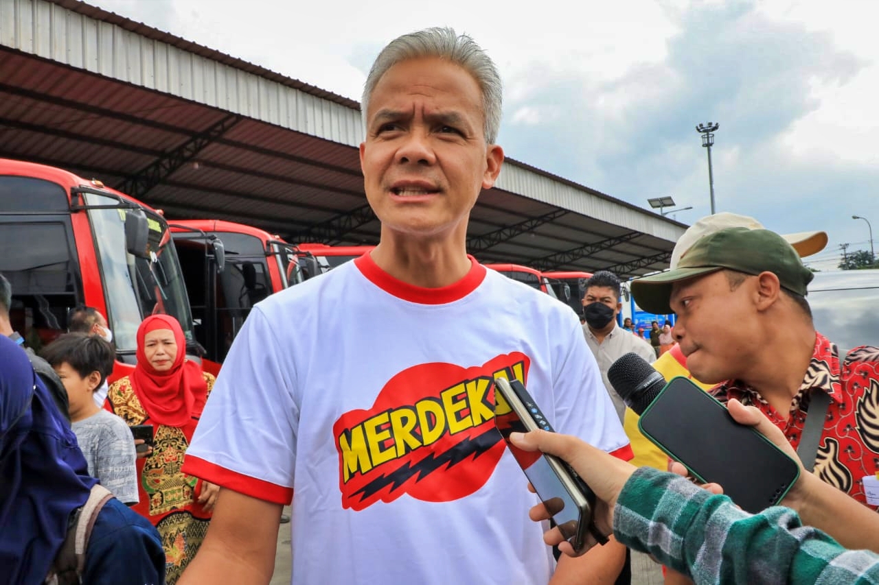 Ganjar Pranowo Tinjau terminal jelang lebaran 2023