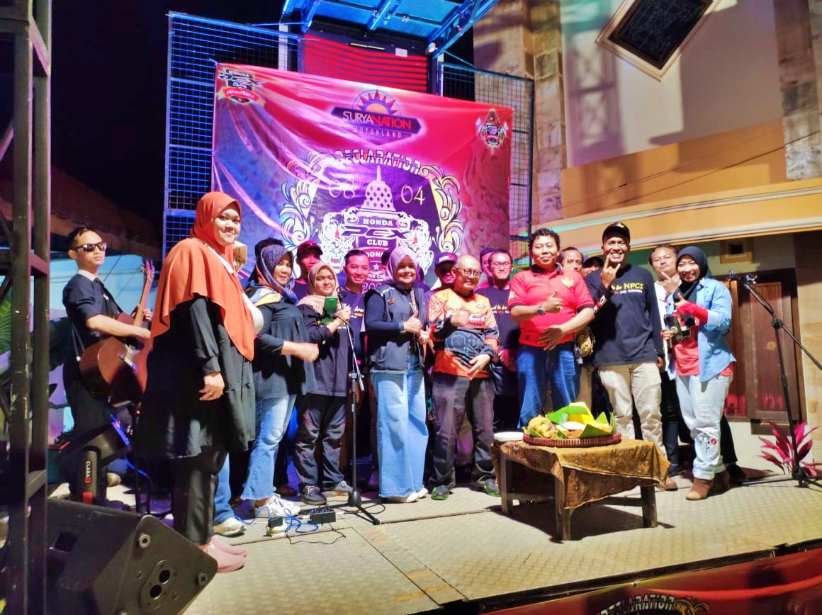 Komunitas Motor Honda PCX Club Indonesia (HPCI) Mungkid Chapter dideklarasikan secara resmi