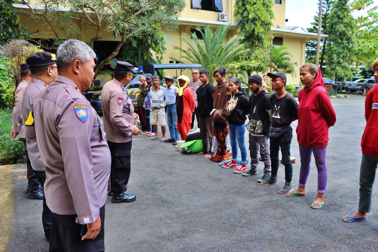 Operasi Bina Kusuma Candi 2023 Polresta Magelang salah satu sasarannya Gepeng