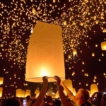 Penerbangan Lampion Waisak di Candi Borobudur