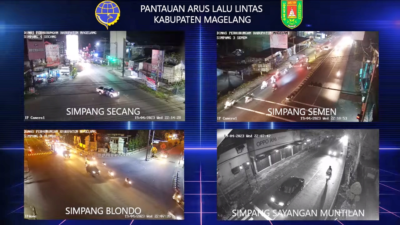 Siaran Langsung CCTV arus lalu lintas di Kabupaten Magelang oleh Dishub