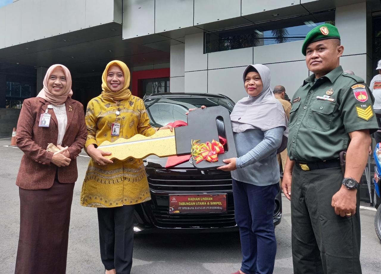Bank Bapas 69 Magelang Serahkan Hadiah Undian Tabungan Utama dan Simpel Periode I Tahun 2023