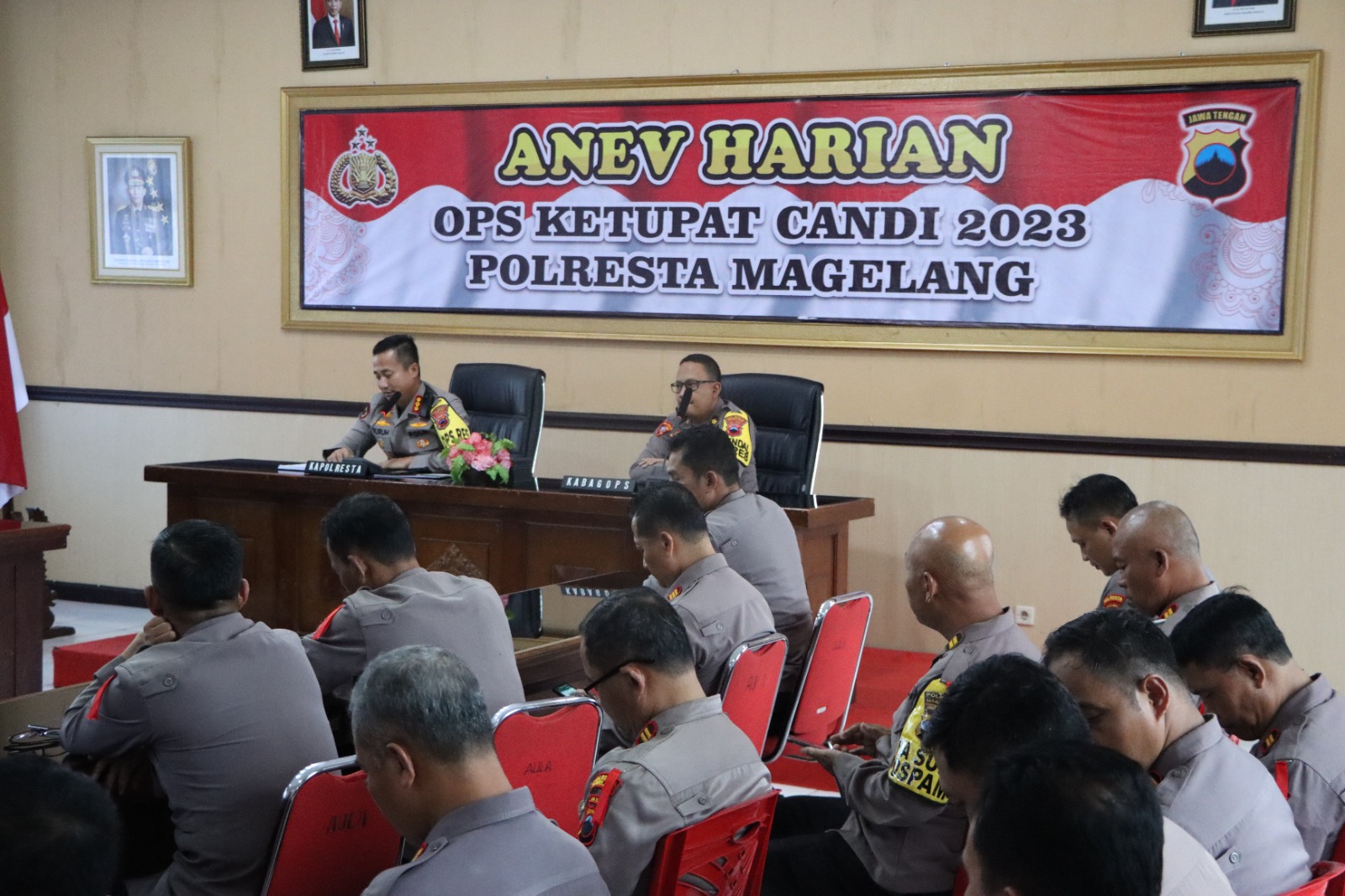 Kapolresta Magelang Minta Jajaran Pastikan Malam Takbiran-Salat Id Khusyuk dan Aman