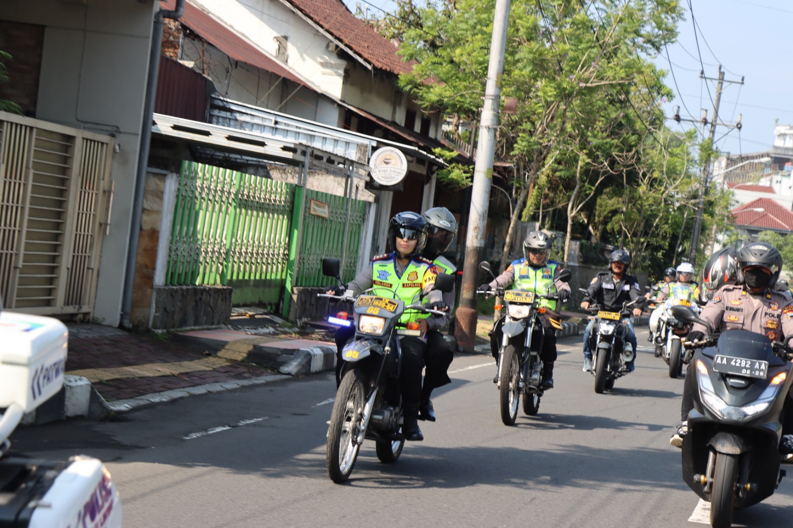 Gunakan Sepeda Motor, Kapolres Magelang Kota Pantau Arus Balik Lebaran 2023