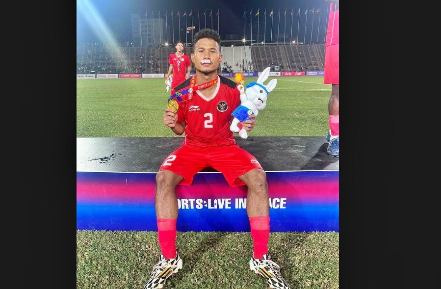Amiruddin Bagas Kaffa Salah satu Pemain Timnas Sepak Bola Indonesia asal Magelang_foto Dok instagram Baggas Kaffa