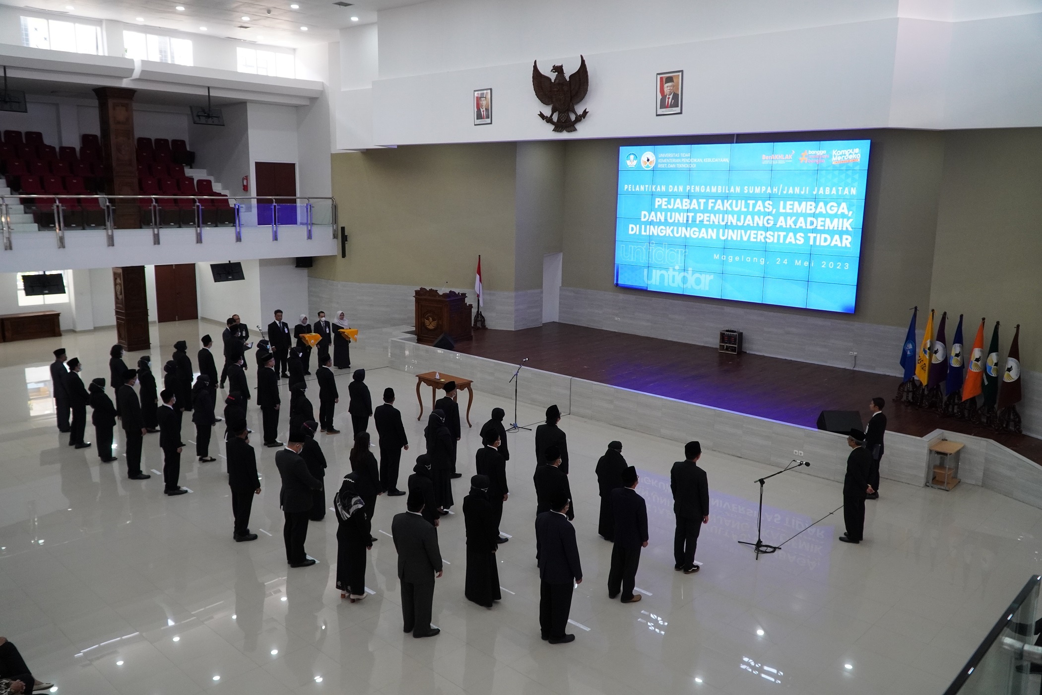 Untidar Magelang Lantik Sejumlah Pejabat Kampus, Begini Pesan Rektor