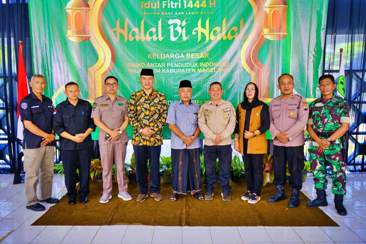 Halal Bi Halal Radio Antar Penduduk Indonesia (RAPI) Wilayah 04 Kabupaten Magelang.