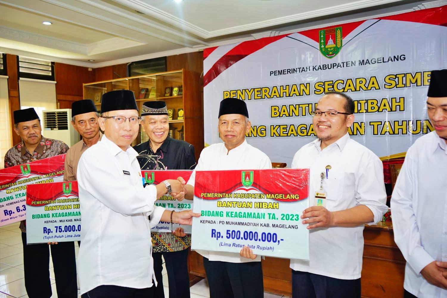 Pemberian Bantuan Dana Hibah 2023 Bidang Keagamaan termasuk Guru Ngaji di Kabupaten Magelang
