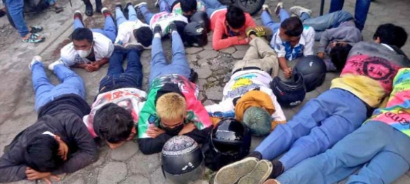 Rombongan pelajar rayakan kelulusan ditangkap Polisi karena provokasi