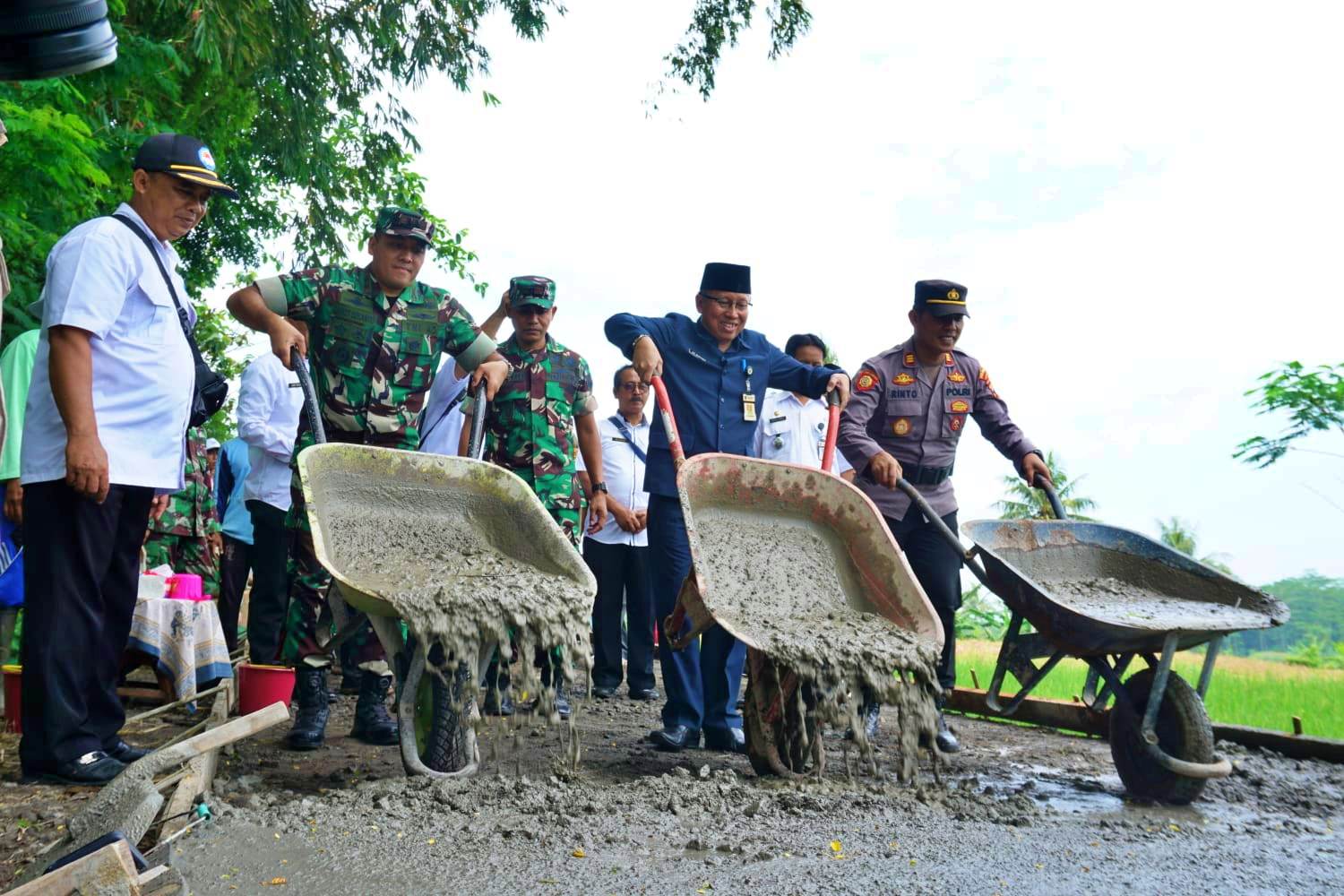 TMMD Sengkuyung tahap 1 Tahun 2023 di Secang Magelang