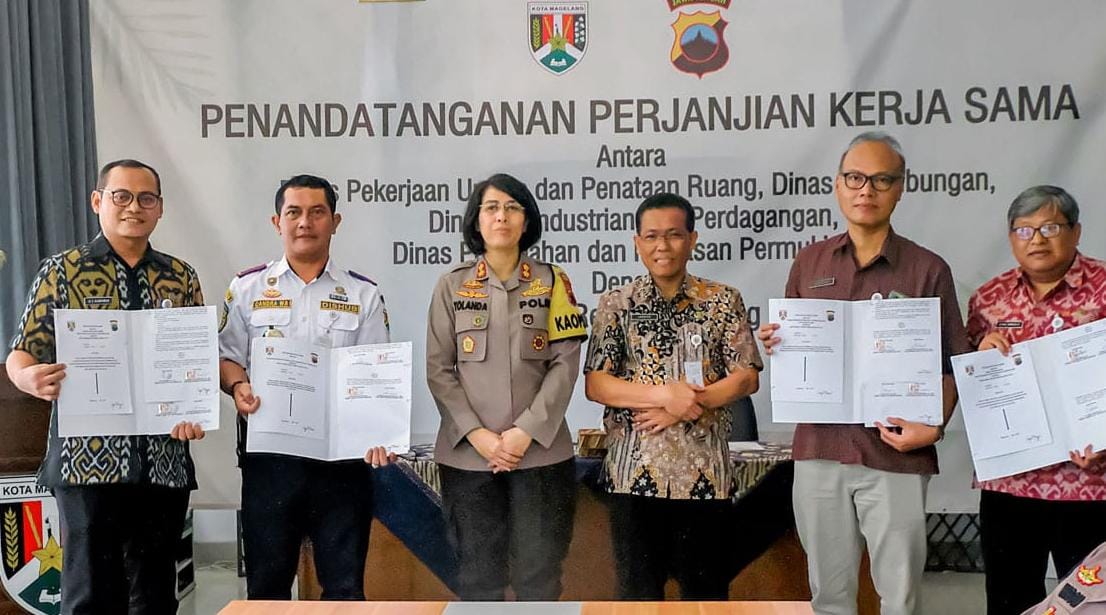 Cegah Sanksi Hukum, Polres Magelang Kota Dampingi Kegiatan Pemkot Magelang