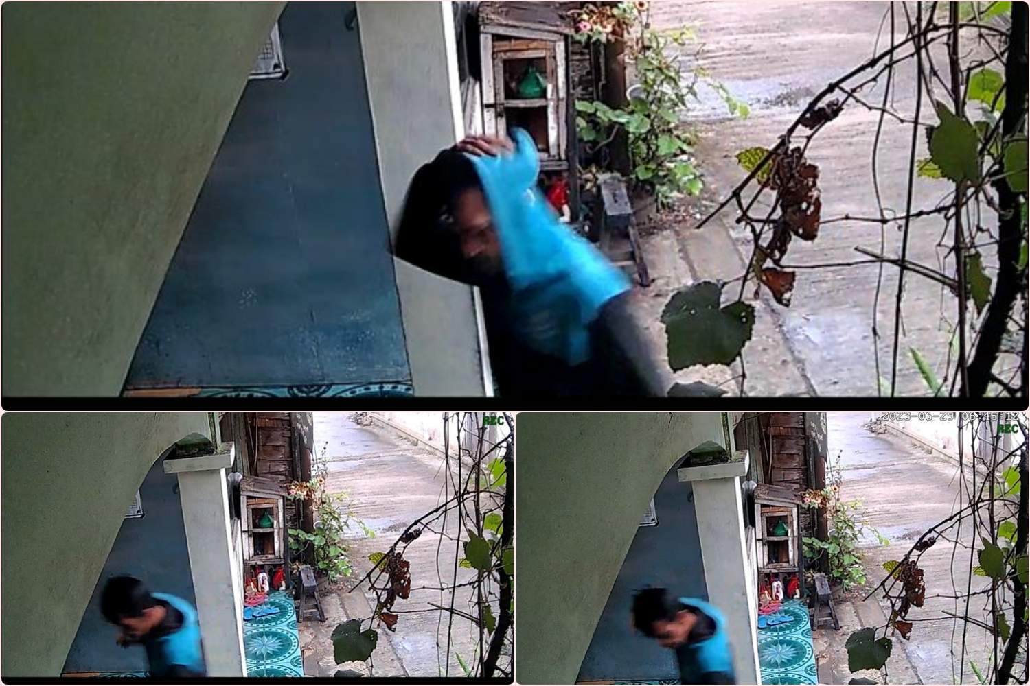 Foto maling pelaku pencurian di rumah daerah Mertoyudan