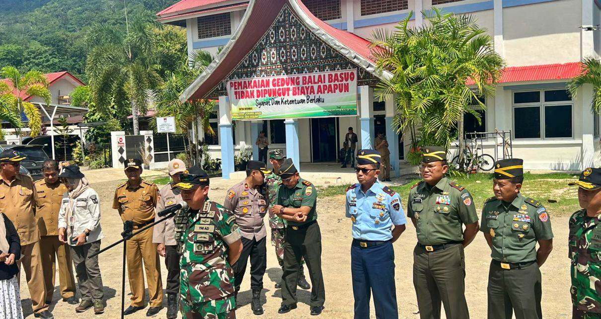 Suasana saat kunjungan Wakil Gubernur Akmil di sektor Kompi BS atau Kijang, Kota Padang, Sumbar,