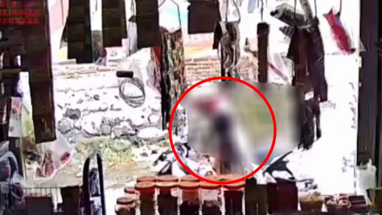 Tangkapan layar video begal payudara di ungaran