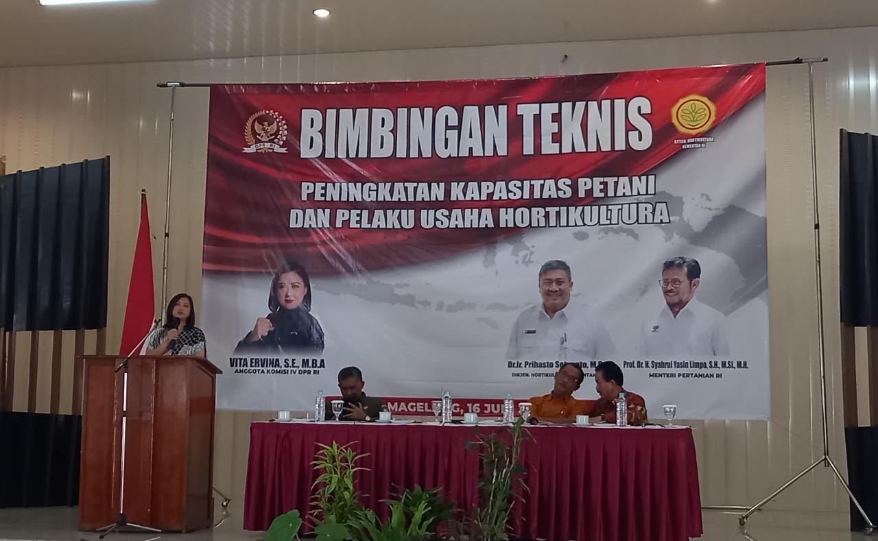Vita Ervina Dorong Peningkatan Produktivitas Komoditas Hortikultura di Magelang