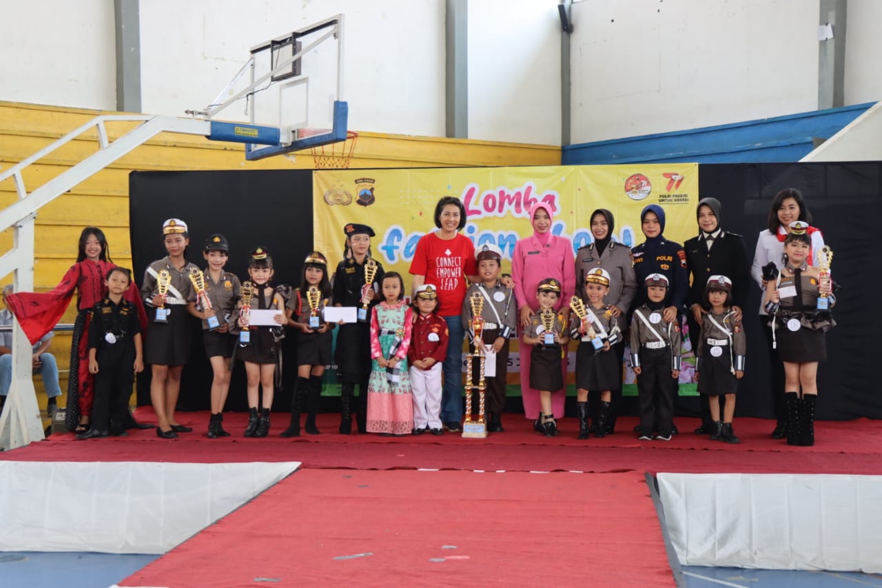 Lomba Fashion Show Anak di Kota Magelang Meriahkan Hari Bhayangkara ke-77