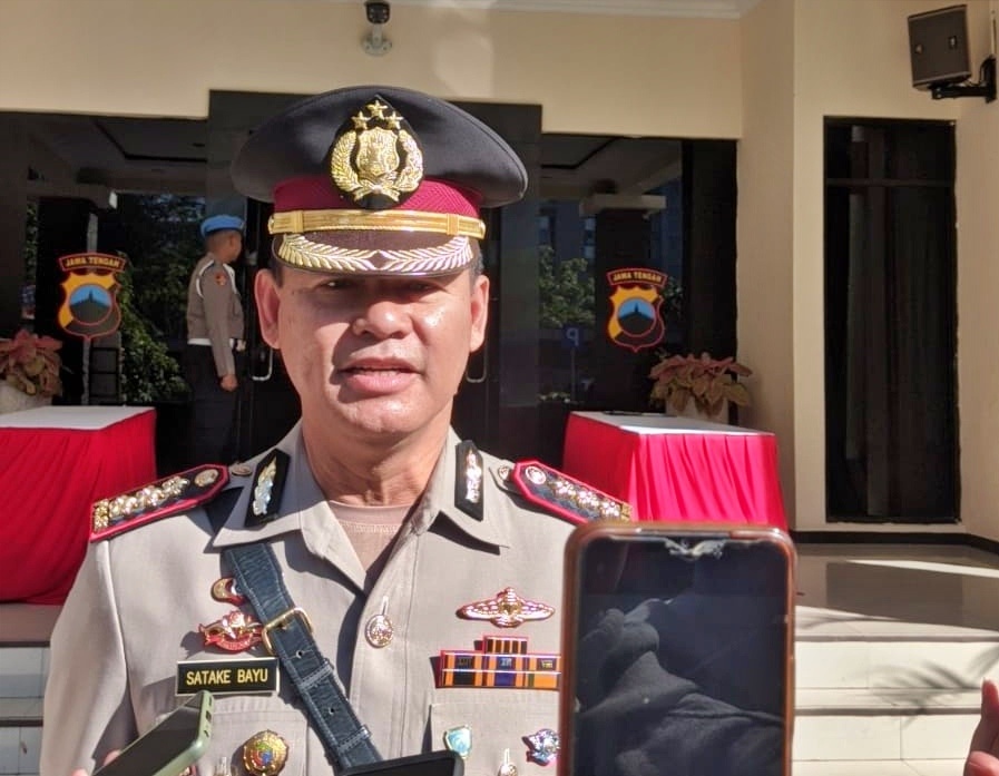 Kabidhumas Polda Jateng Kombes Pol Stefanus Satake Bayu Setianto saat bicara soal netralitas anggota Polri
