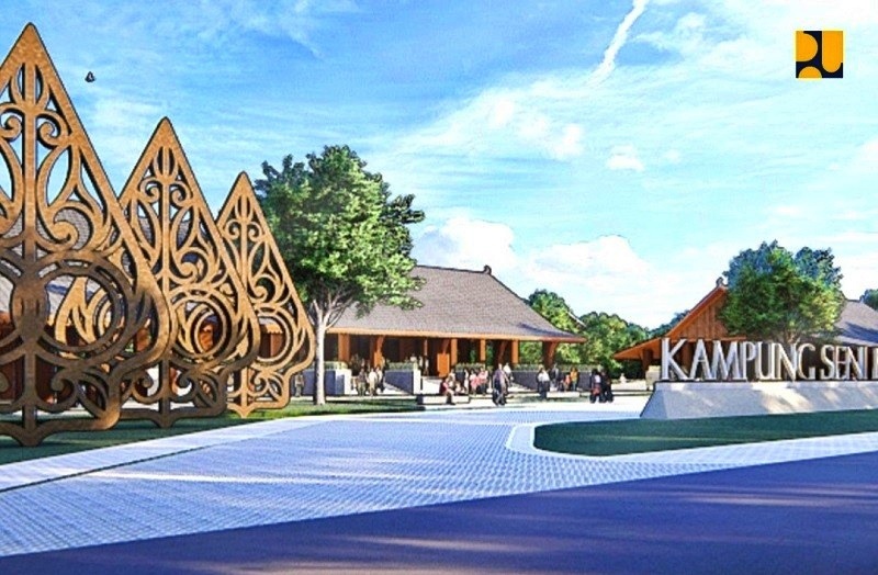 Penataan KSPN Borobudur Tahap 2 salah satunya pembangunan Kampung Seni