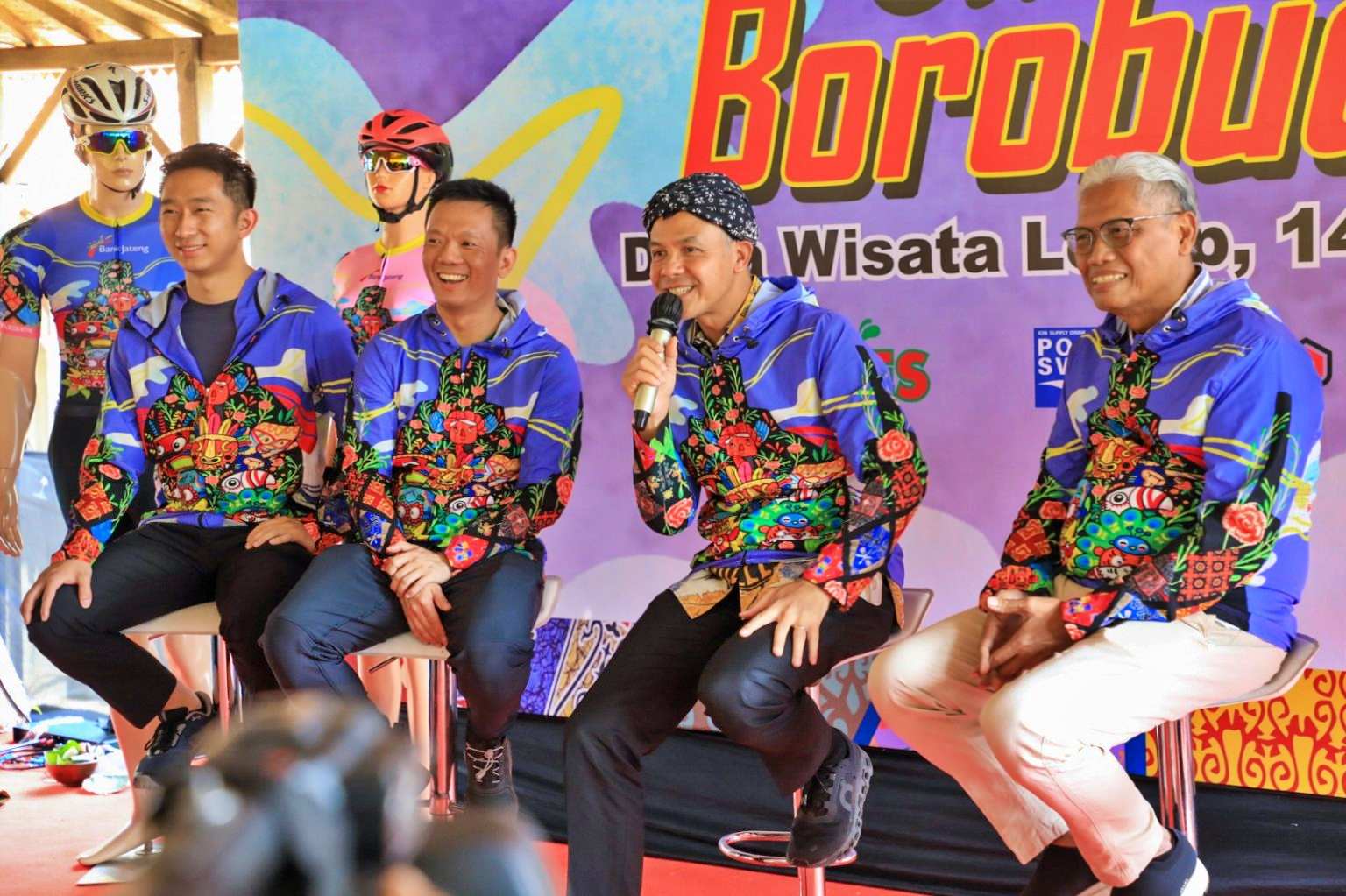 Pers Rils Ganjar Pranowo event Tour De Borobudur ke 23