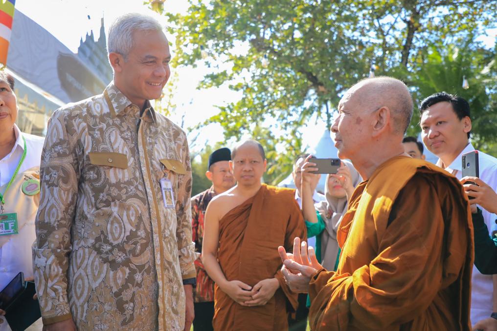 Ganjar Hadiri ITC 2023 di Candi Borobudur, Ajak Jaga Suasana Damai di Tahun Politik