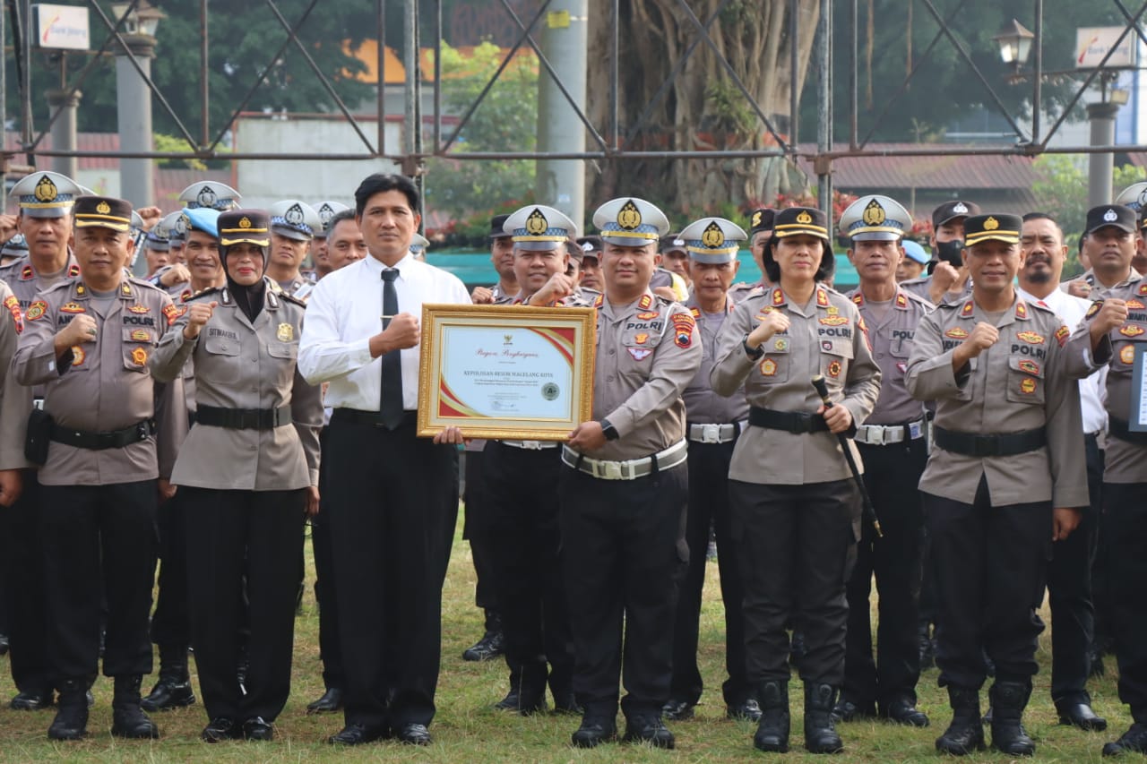 Polres Magelang Kota Terima Penghargaan dari Kemen PANRB