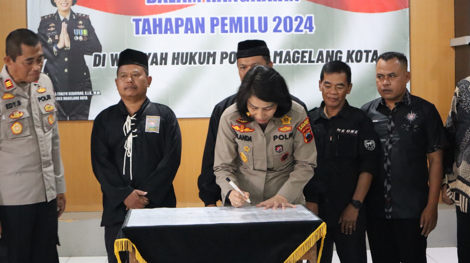 Deklarasi Damai Perguruan Silat, Ini Pesan Kapolres Magelang Kota